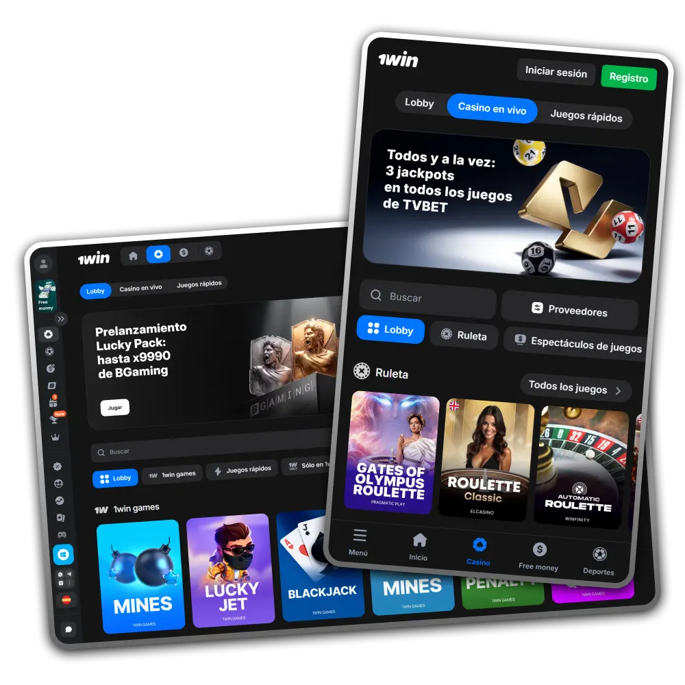 El moderno sitio web de casino 1win ofrece una amplia y espectacular variedad de juegos.