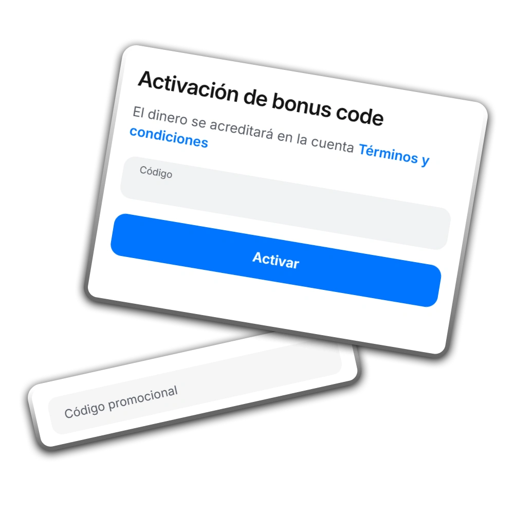 Introduce tu código promocional para activar al instante excelentes recompensas dentro de 1win.
