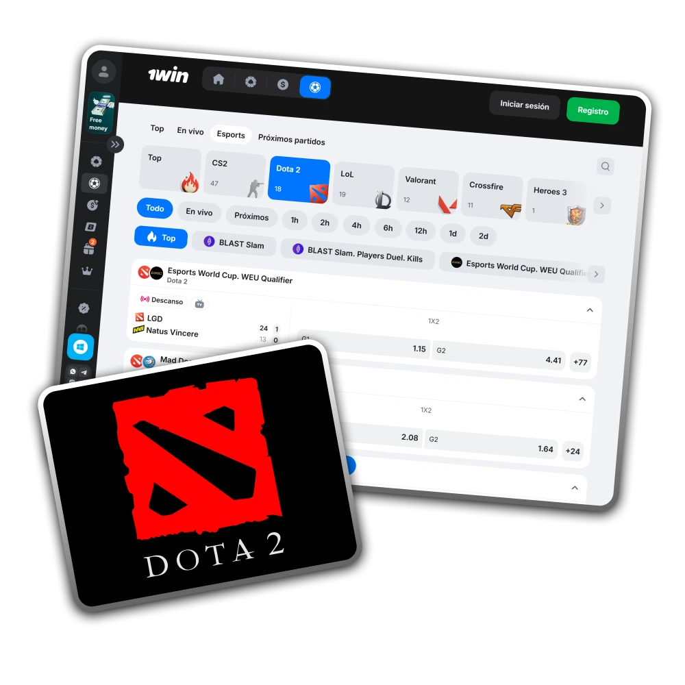 El emocionante universo competitivo de Dota 2 te espera con altas cuotas en 1win.