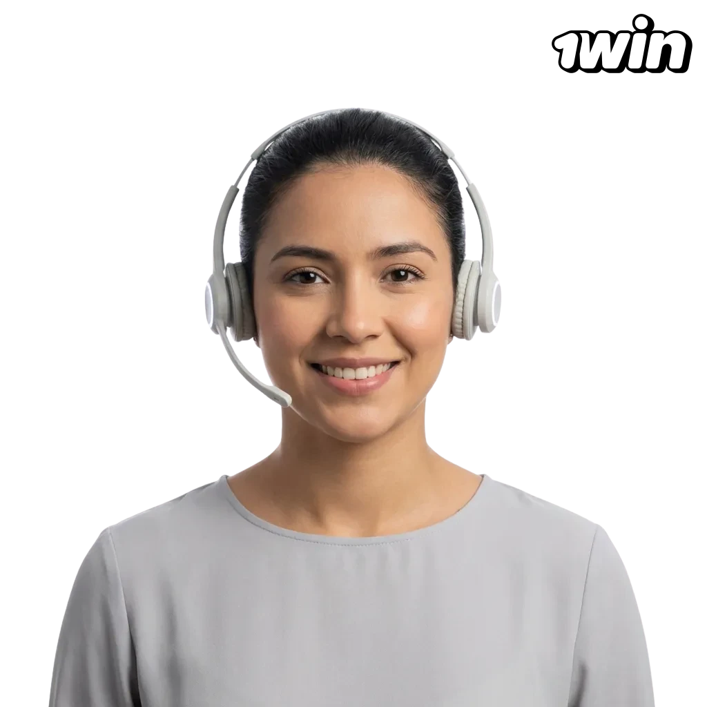 1win Colombia contact page showing email, live chat, phone, messaging apps, and social media support options