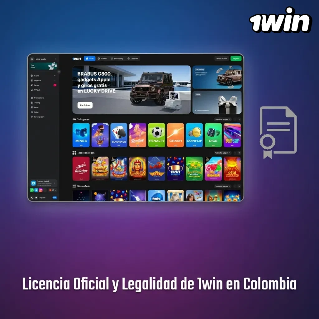 1win operates in Colombia with Curaçao eGaming license, offering legal online gaming with GDPR compliance and responsible gaming tools.