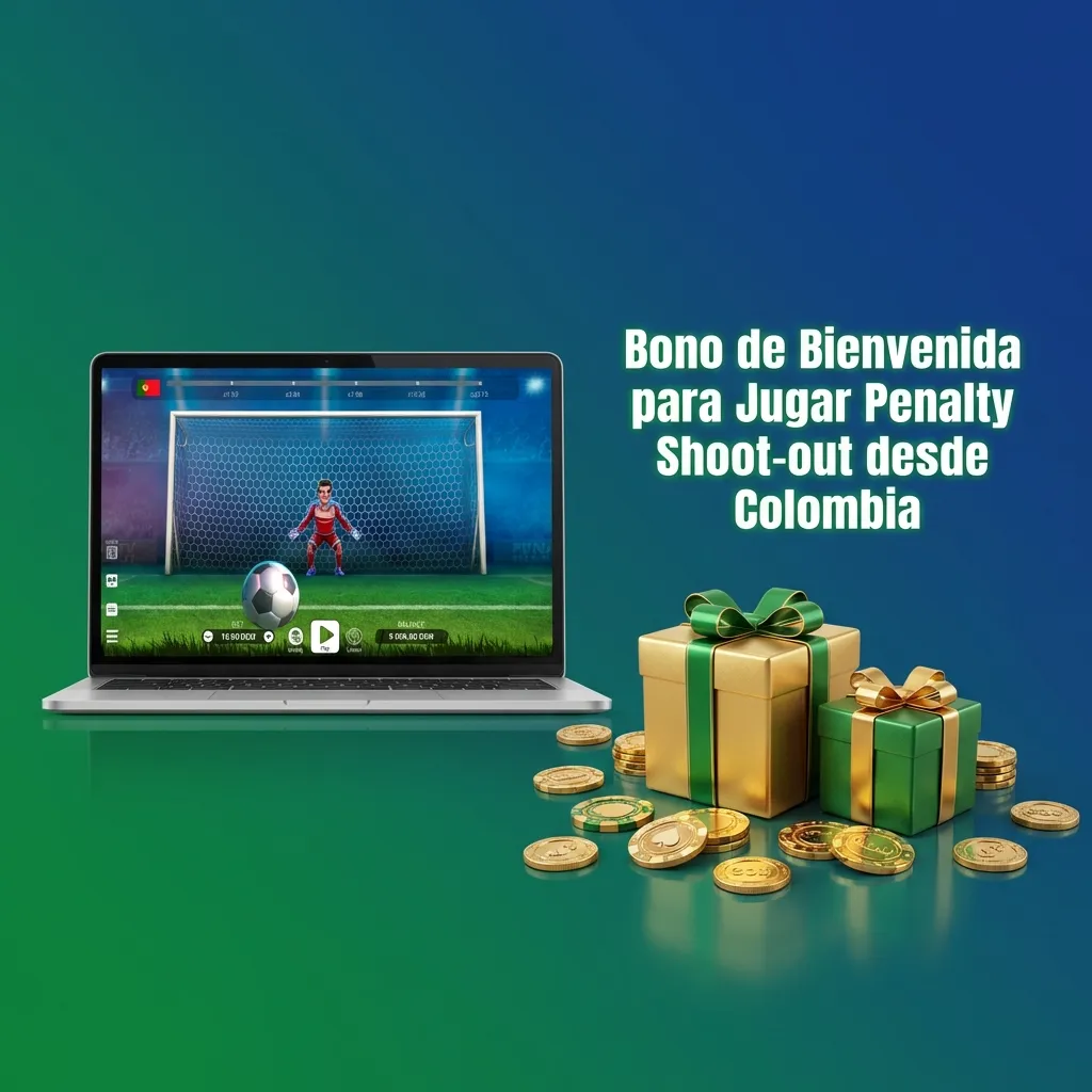 1win casino welcome bonus offer of 500% up to 8,000,000 COP for Penalty Shoot-out game in Colombia
