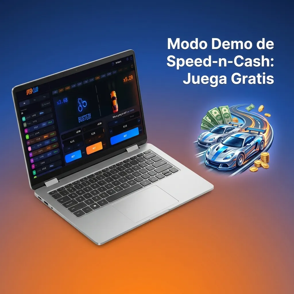 Jugador probando Speed-n-Cash en modo demo gratis con saldo virtual en 1win sin necesidad de registro