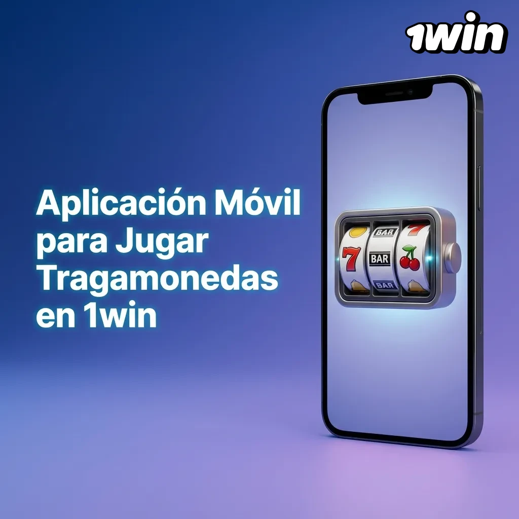 Persona usando smartphone con app 1win mostrando interfaz de tragamonedas y opciones de juego en pantalla táctil