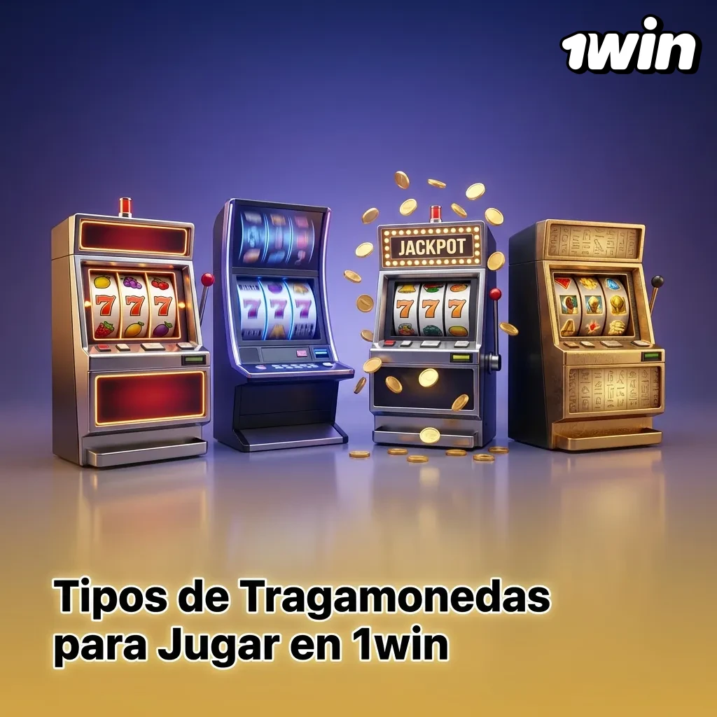 Colorful slot machine reels displaying various game types including classic, video, Megaways, and progressive jackpot slots