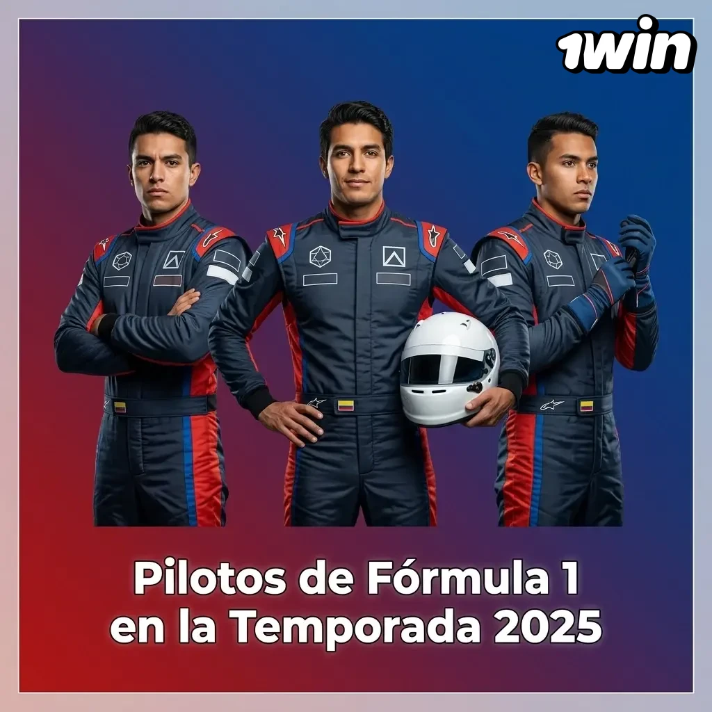 Pilotos y escuderías de Fórmula 1 temporada 2025 con cuotas del campeonato de constructores en 1win