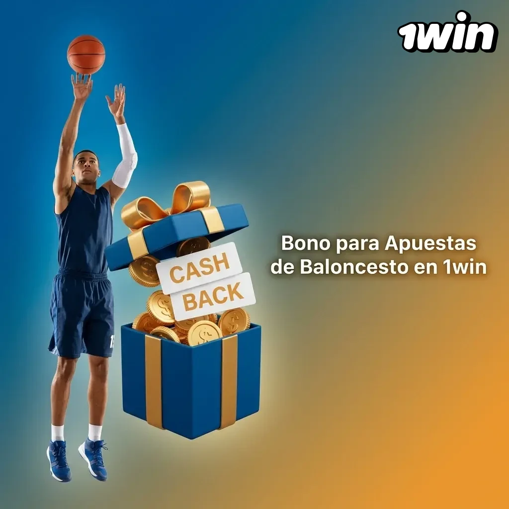 Bono de bienvenida 1win 500% hasta 8.000.000 COP para apuestas de baloncesto NBA y competencias internacionales
