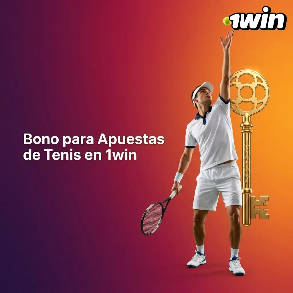 Bono de bienvenida 500% en 1win para apuestas de tenis, hasta 8.000.000 COP en Colombia