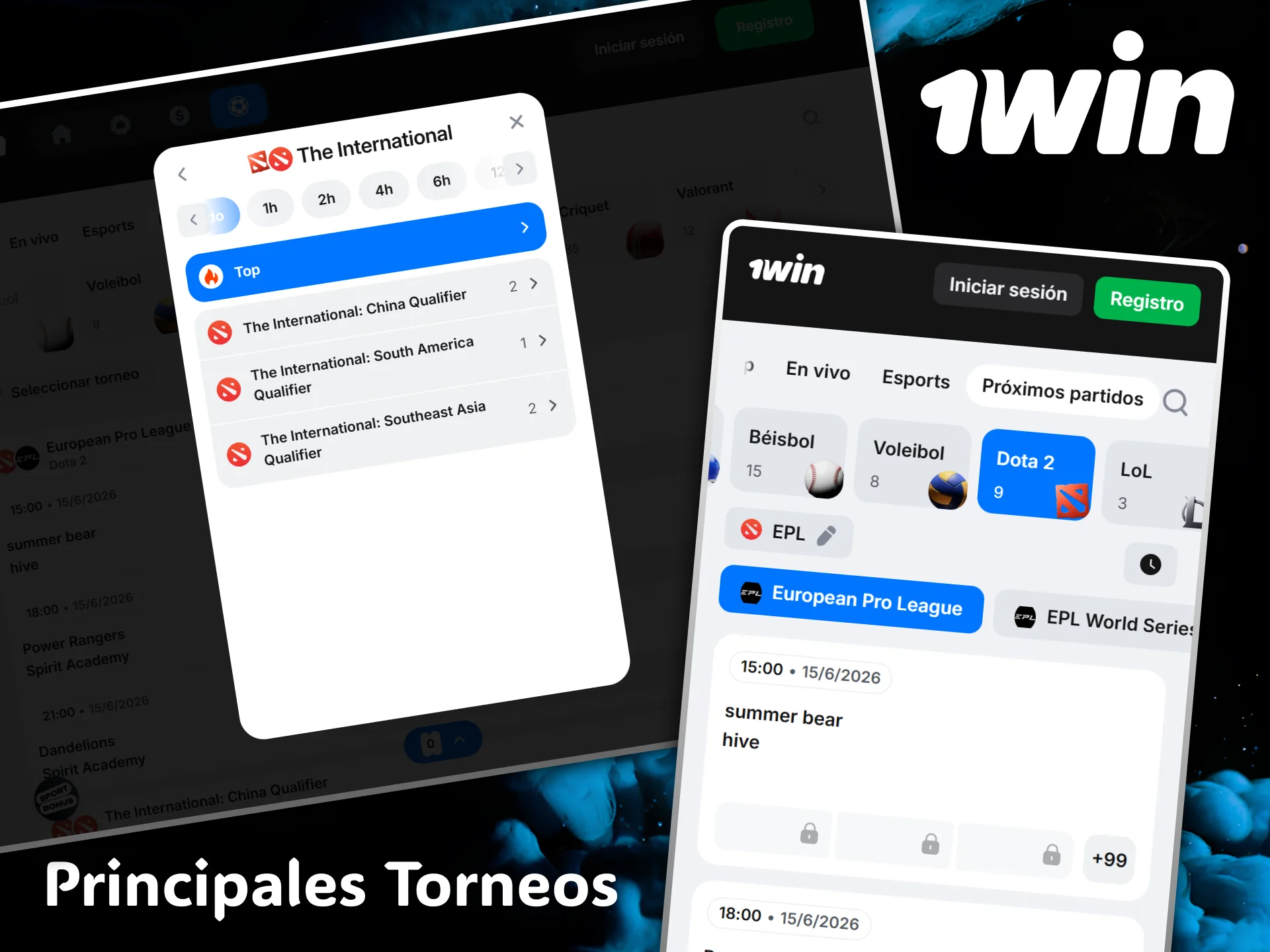 Apuesta en los principales torneos mundiales de Dota 2 mediante la plataforma 1win.