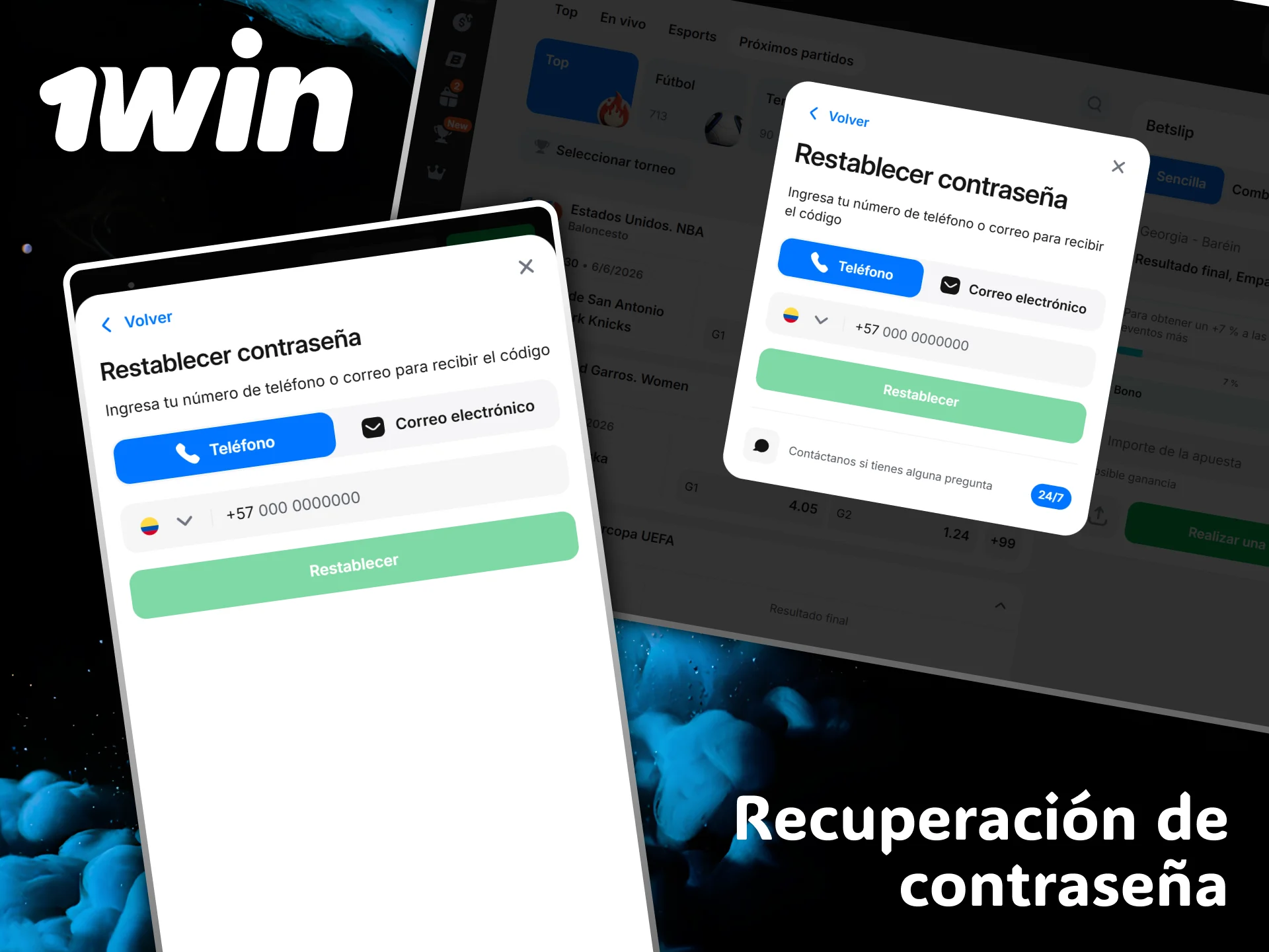 La plataforma 1win cuenta con un sistema rápido y seguro para la recuperación de contraseña.