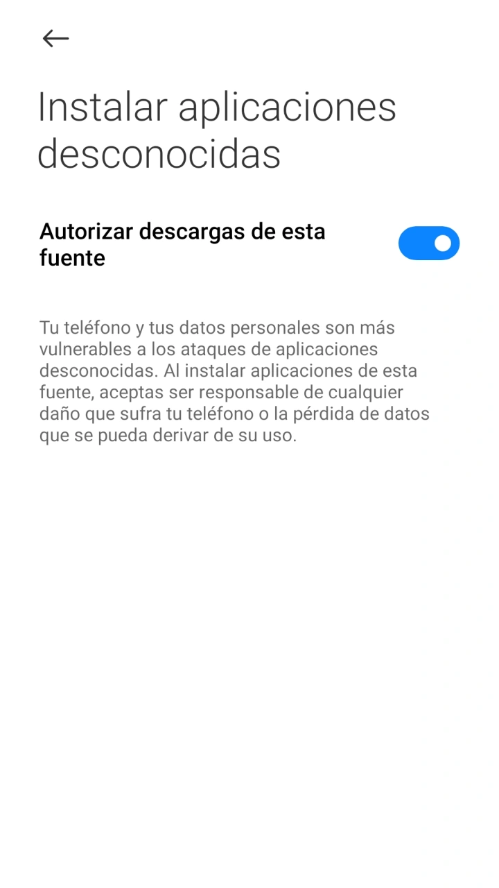 Autoriza las descargas para instalar la app de 1win y disfrutar del juego JetX.