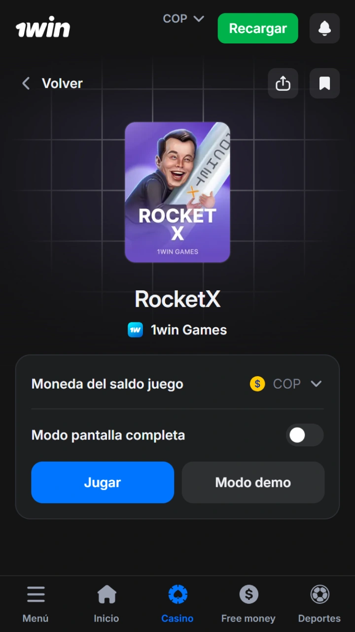 Inicia el emocionante juego Rocket X en casino 1win и gana premios con el despegue.