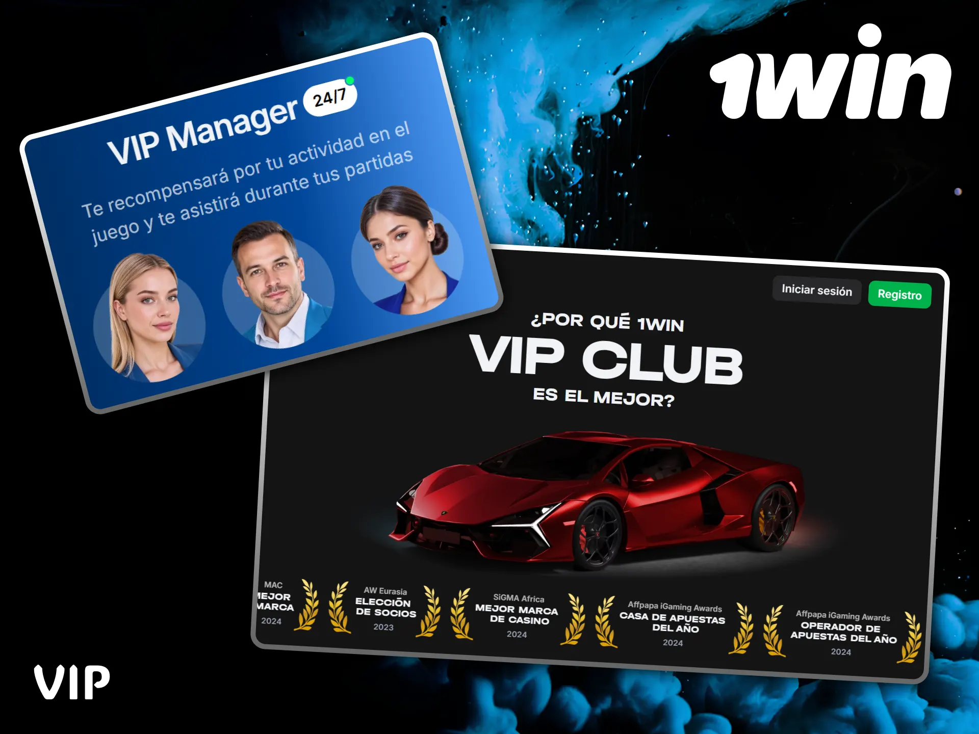 Disfruta de un trato personalizado y managers exclusivos uniéndote al club VIP 1win.
